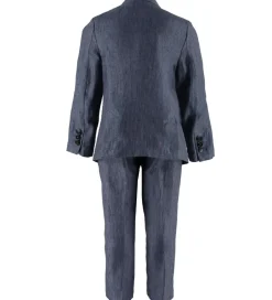 Jakkesæt Og Blazers*Emporio Armani Jakkesæt - Hør - Blåmeleret