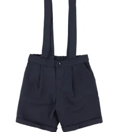 Konfirmationstøj*Emporio Armani Sæt - Skjorte/Shorts - Dark Navy/Hvid