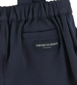 Konfirmationstøj*Emporio Armani Sæt - Skjorte/Shorts - Dark Navy/Hvid