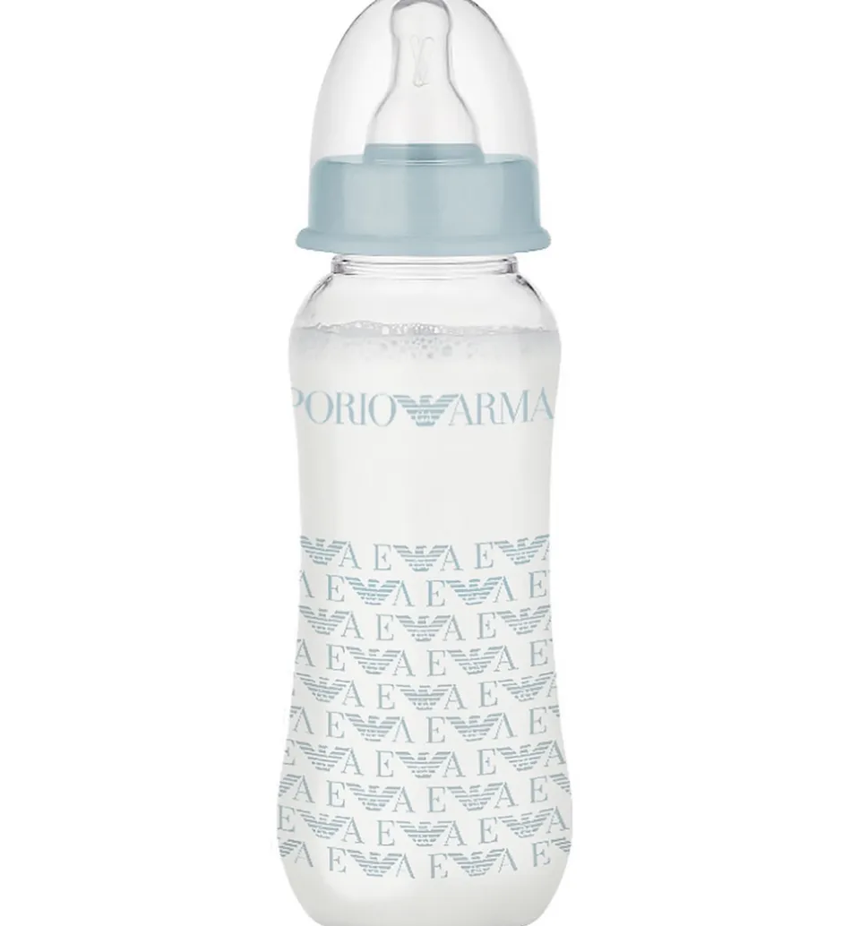 Sutteflasker|Amning*Emporio Armani Sutteflaske - Plast/Silikone - 240 ml - Lyseblå