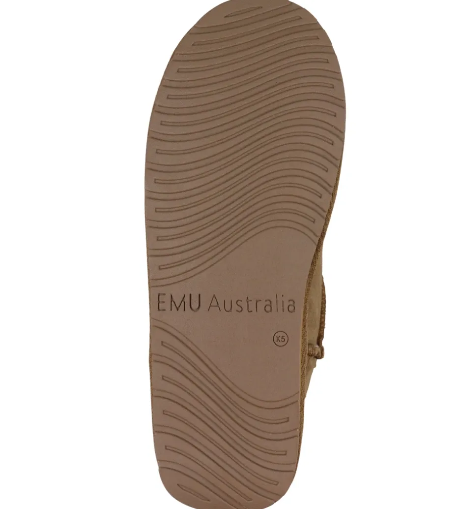 Bamsestøvler*EMU Australia Bamsestøvler - Wallaby Mini - Chestnut