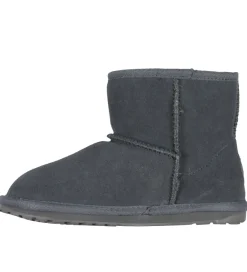 Bamsestøvler*EMU Australia Bamsestøvler - Wallaby Mini - Charcoal