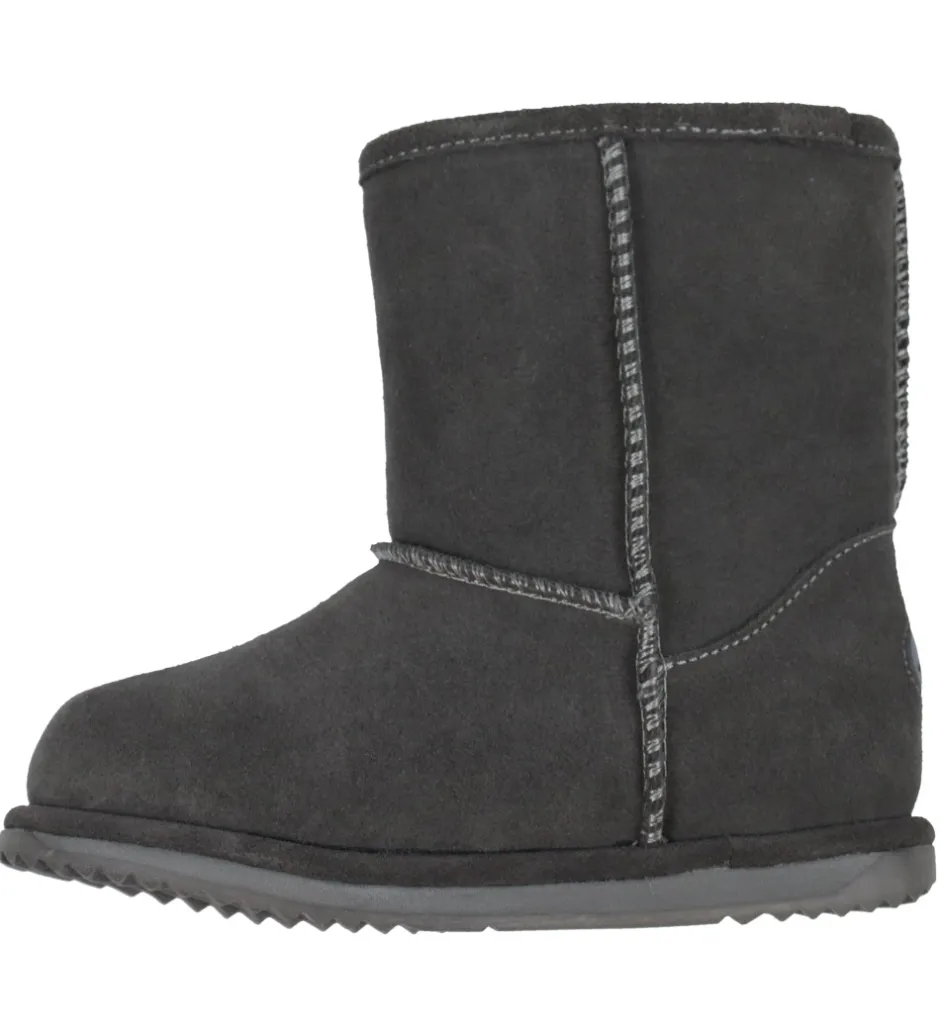Bamsestøvler*EMU Australia Bamsestøvler - Tex - Brumby LO - Charcoal