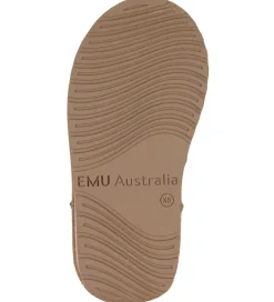 Bamsestøvler*EMU Australia Bamsestøvler - Chestnut m. Hjort