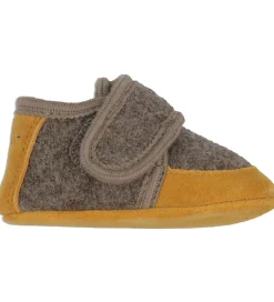 En Fant Hjemmesko - Uld - Walnut