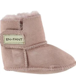 En Fant Lammeskindsfutter m. For - Rosa