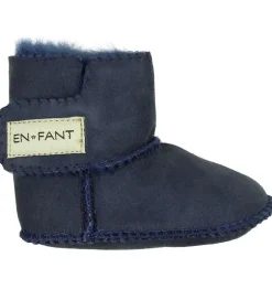 Skindfutter*En Fant Lammeskindsfutter m. For - Navy
