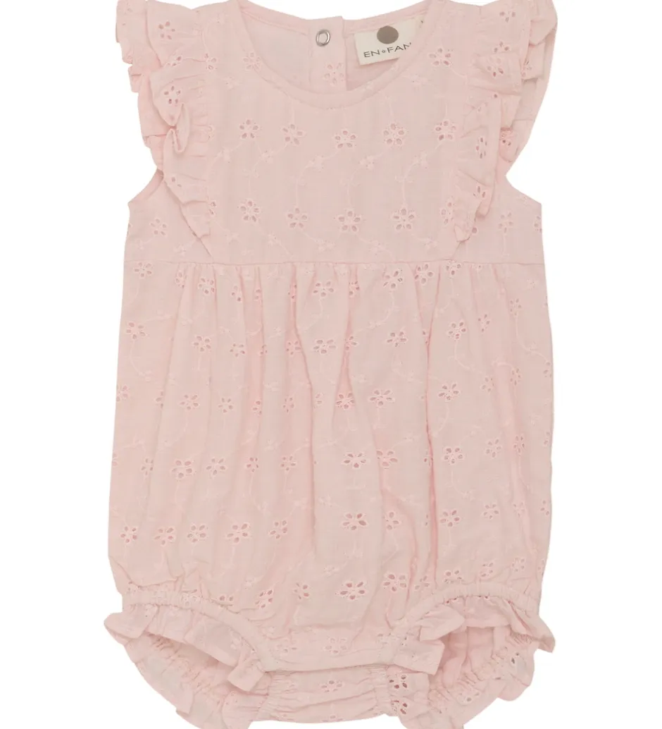 Børn En Fant Sommerdragt - Romper - Veiled Rose