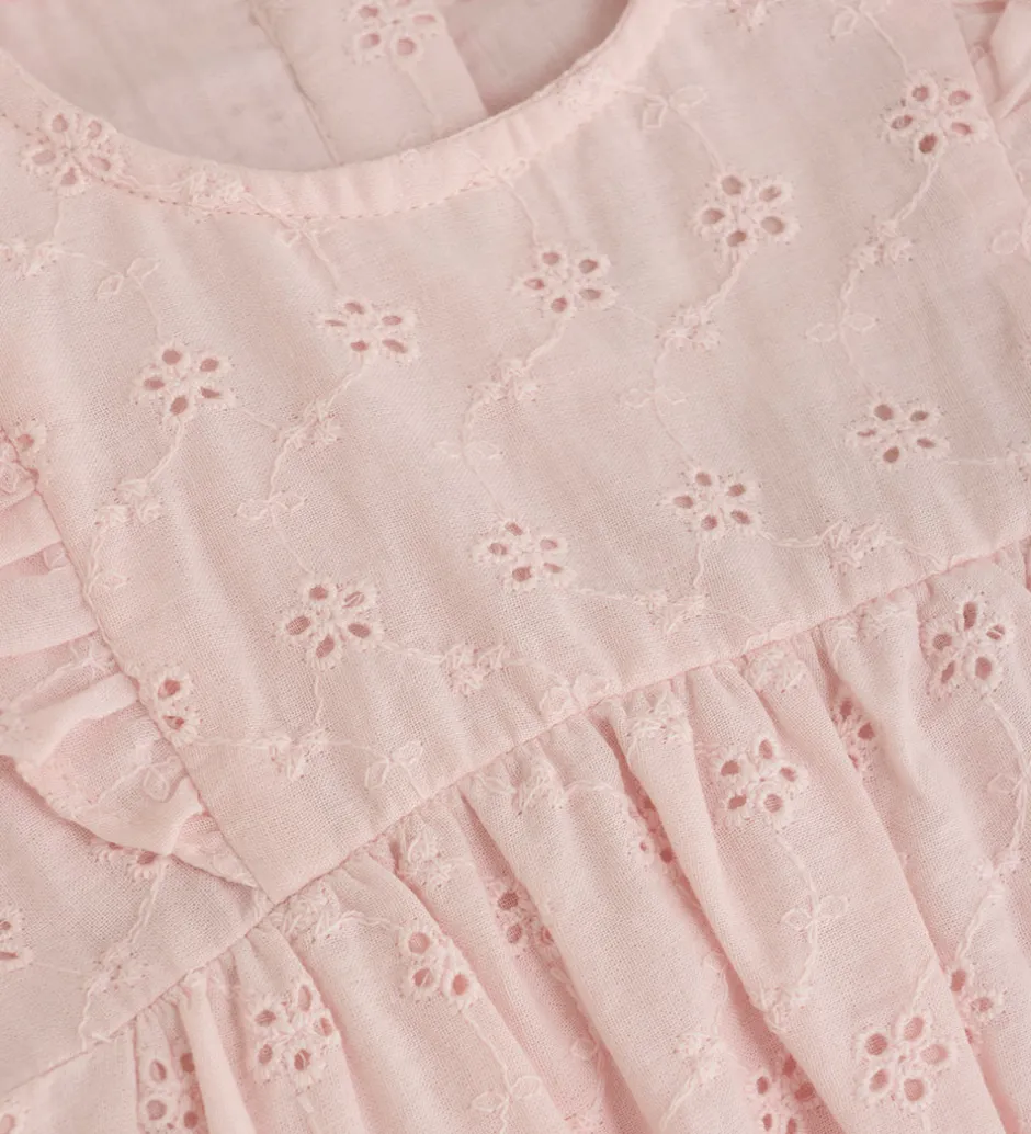 Børn En Fant Sommerdragt - Romper - Veiled Rose