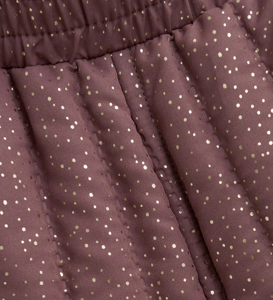 Termotøj*En Fant Termotøj - Rose Taupe m. Flæser/Glitter