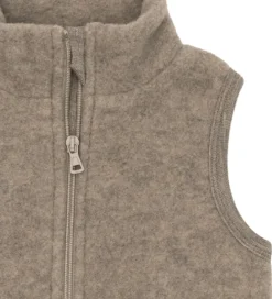 Børn Engel Vest - Uld - Walnut Melange