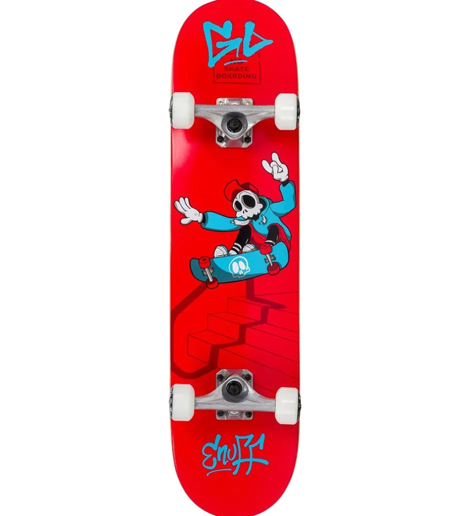 Skateboards|Skate*Enuff Skully Enuff Skateboard - 7.75'' - Skully Komplet - Rød