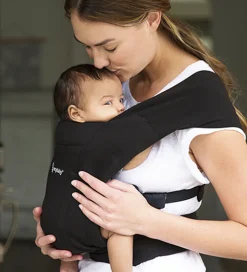 Bæreseler &Amp; Vikler*Ergobaby Bæresele - Embrace - Soft & Snug Knit - Pure Black