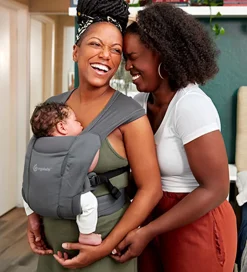 Ergobaby Bæresele - Embrace - Soft Air Mesh - Washed Black