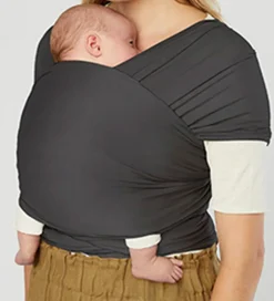 Bæreseler &Amp; Vikler*Ergobaby Strækvikle - Aura Wrap Knit - Soft Black