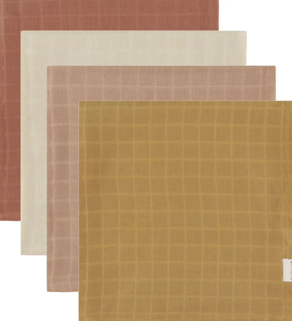 Stofbleer*Fabelab Stofbleer - 4-Pak - 60x60 cm - Ochre Mix