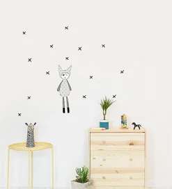 Wallsticker*Fabelab Wallstickers - Dreamy Friend Pirate - Grå m. Pirat