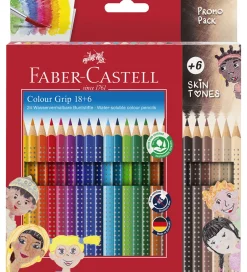 Skriveredskaber*Faber-Castell Farveblyanter - 24 stk. - Multi/Skin Tones