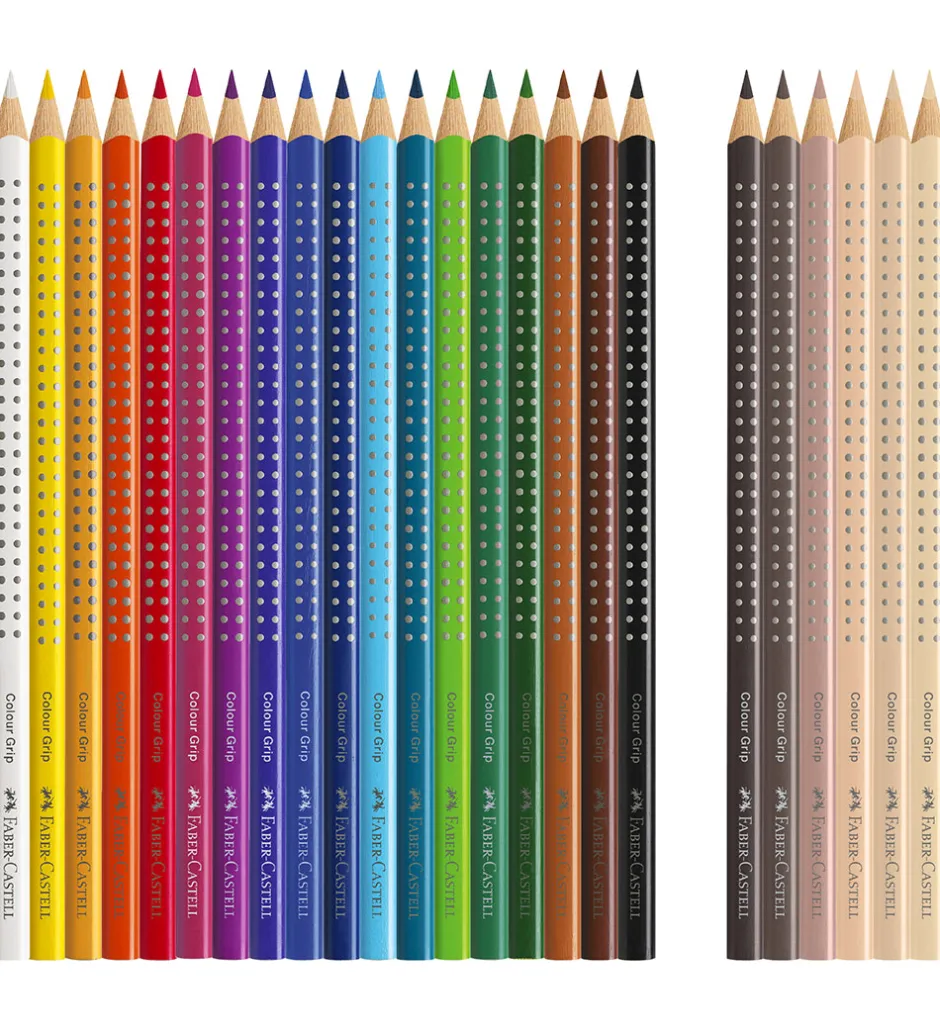 Skriveredskaber*Faber-Castell Farveblyanter - 24 stk. - Multi/Skin Tones