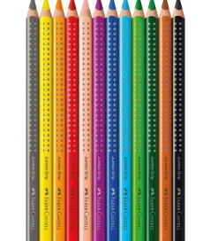 Maling*Faber-Castell Farveblyanter - Jumbo Grip - Akvarel - 12 stk - Mu