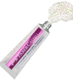 Maling|Skriveredskaber*Faber-Castell Glitter Tuber - 2 stk. - Rainbow