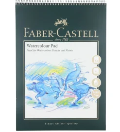 Maling*Faber-Castell Maleblok - Akvarel - 10 ark - A3