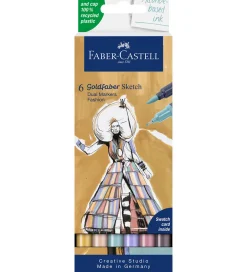 Tuscher Og Farver*Faber-Castell Tuscher - 6 Stk. - Goldfaber Sketch - Fashion