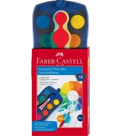 Maling*Faber-Castell Vandfarve - Connector - 12 Farver
