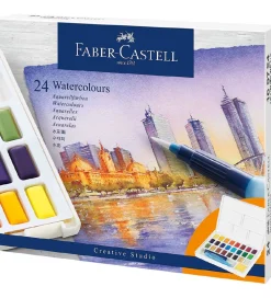 Maling*Faber-Castell Vandfarver - 24 stk.