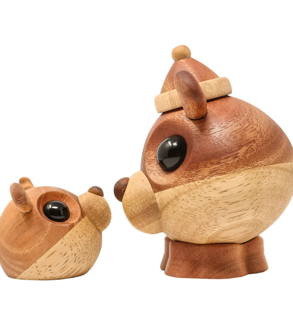 Pyntefigurer*FableWood Pick-Me-Up Rensdyr - Kaj - 4 cm - Natur
