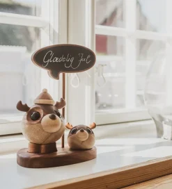 Pyntefigurer*FableWood Pick-Me-Up Rensdyr - Kaj - 4 cm - Natur