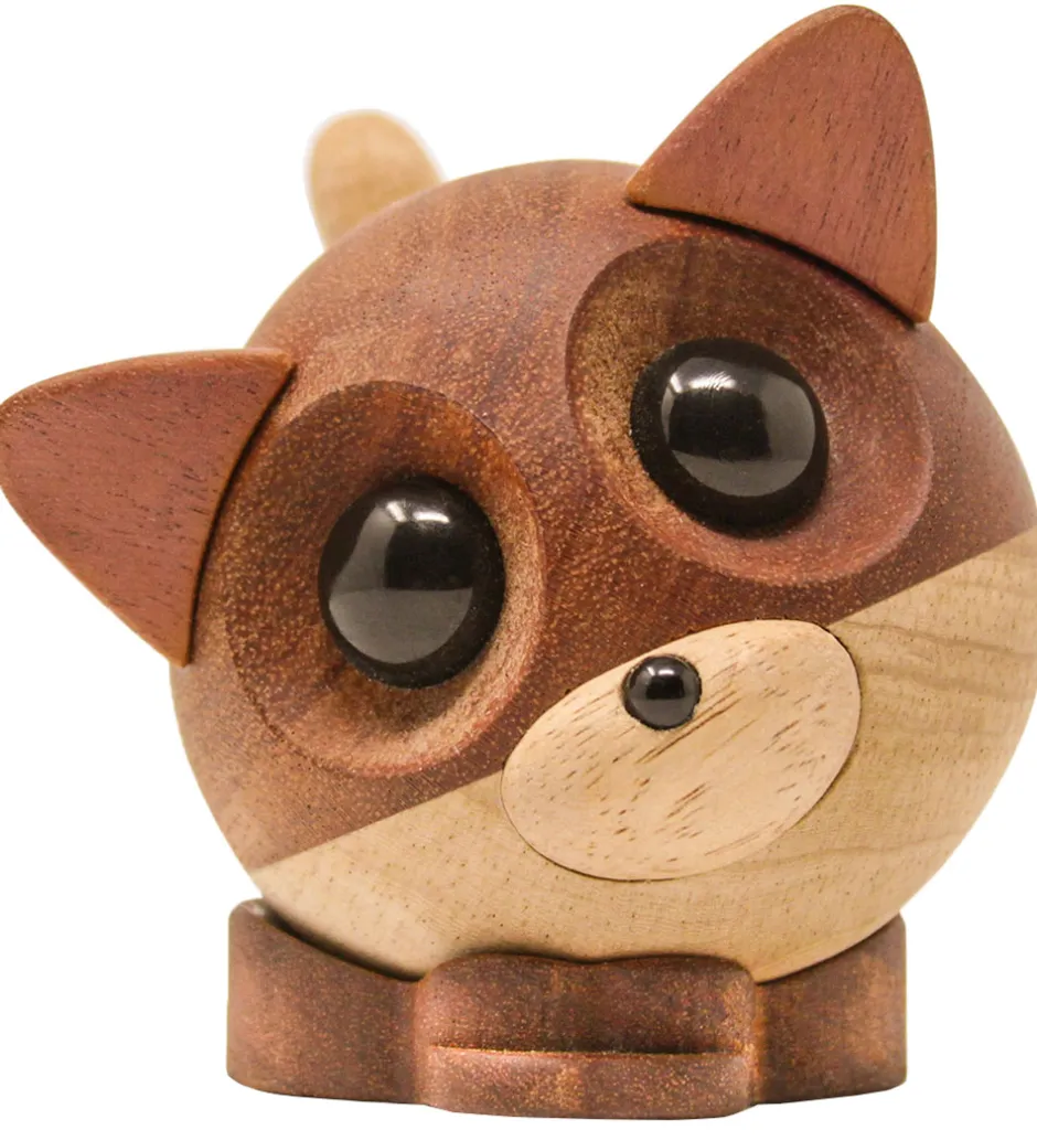 Pyntefigurer*FableWood Pick-Me-Up Ræv - Mikkel - 9 cm - Natur