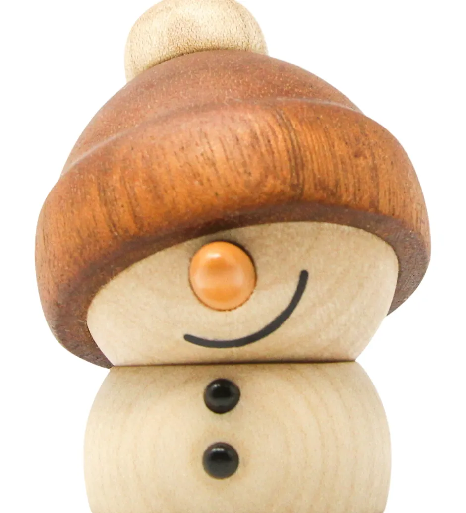 Dekoration*FableWood Snemand - Sundae - 6 cm - Natur