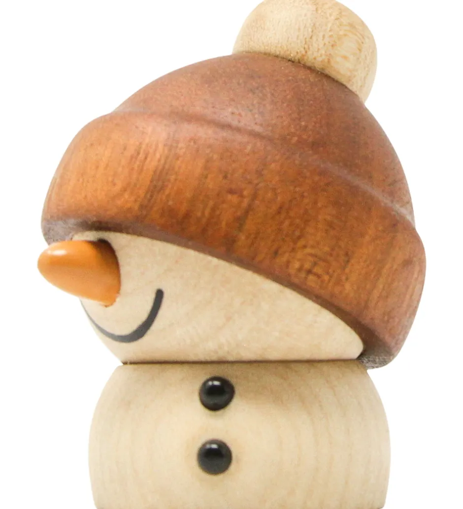 Dekoration*FableWood Snemand - Sundae - 6 cm - Natur