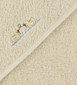 Fanga Fontana Babyhåndklæde - Figo - 75x75 cm - Antique White