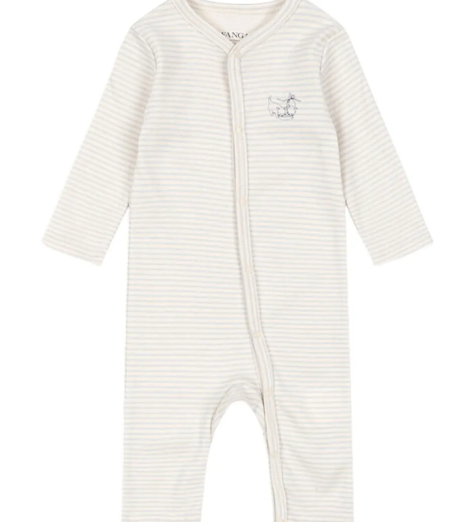 Heldragter*Fanga Fontana Natdragt - Fio - Tea Stripe Gray Dawn