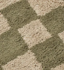 Tæpper|Gulvtæpper*Ferm Living Gulvtæppe - Mara - 80x150 cm - Elm Green/Warm Sand