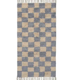 Tæpper|Børneværelset*Ferm Living Gulvtæppe - Mara - 80x150 cm - Mist Blue/Warm Sand
