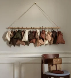 Julekalender*Ferm Living Julekalender - 24 bags - 100 cm - Multi
