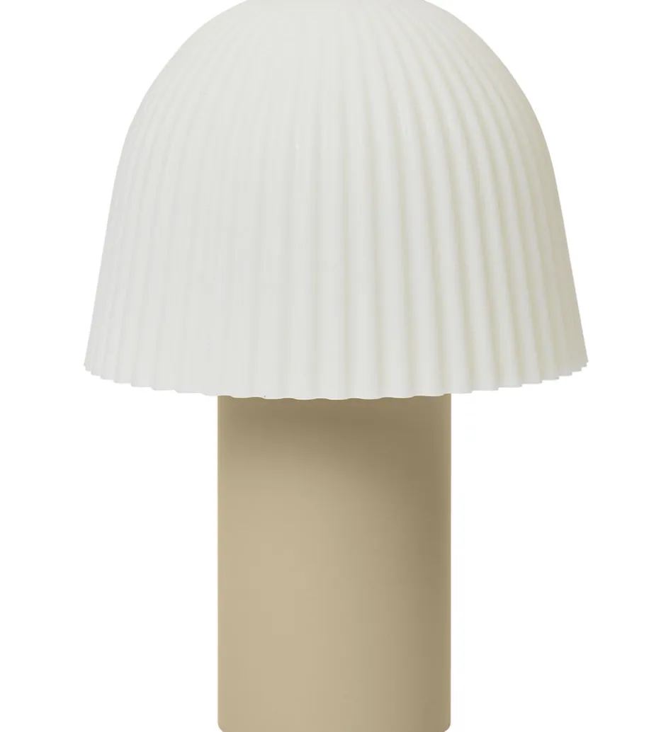 Lamper*Ferm Living Lampe - Bærbar - Cashmere/Hvid