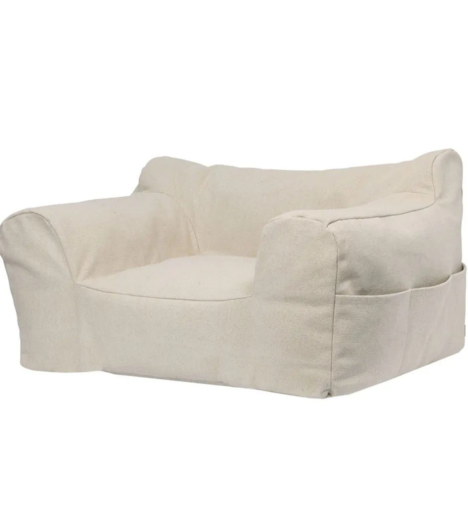 Stole*Ferm Living Lænestol - Billow Bean Bag - 50x80x48 cm - Off-white