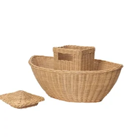 Kurve*Ferm Living Opbevaringskurv - Braided Ark - 60x41x30 cm - Natura