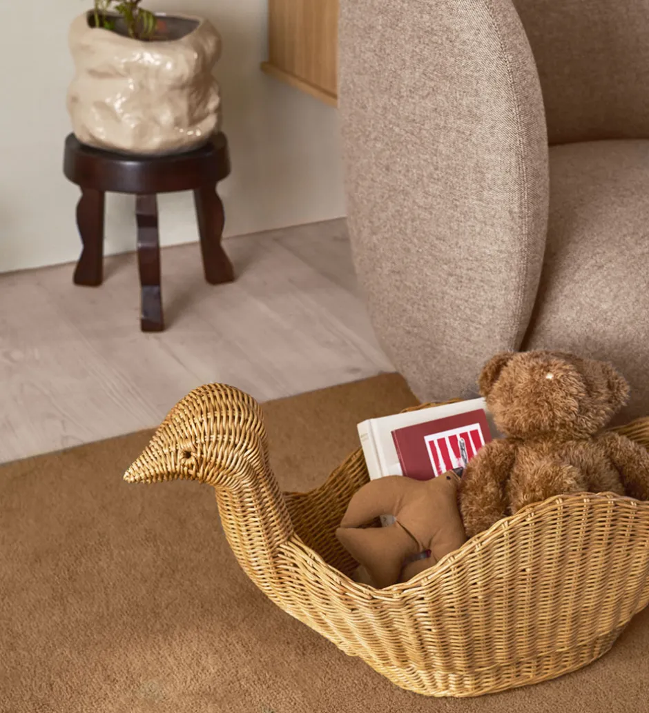 Kurve*Ferm Living Opbevaringskurv - Bird - 74x28,5x40 cm - Natural