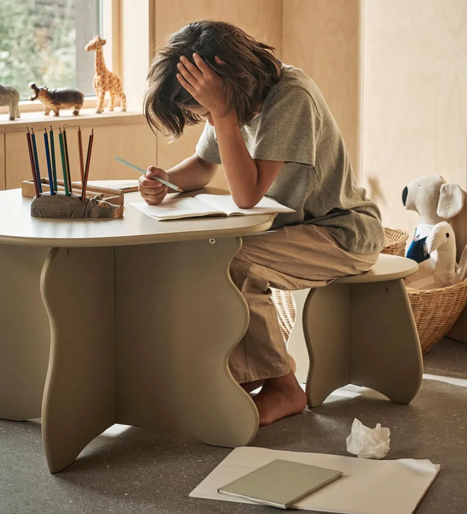 Ferm Living Skammel - Slope - Cashmere