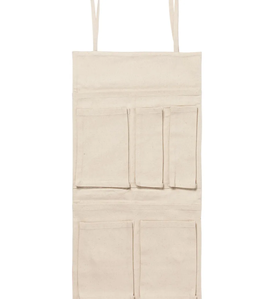 Opbevaring*Ferm Living Væglommer - Canvas - 65x32 cm - Off White