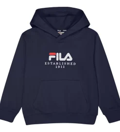Hættetrøjer*Fila Hættetrøje - Benna - Black Iris m. Logo