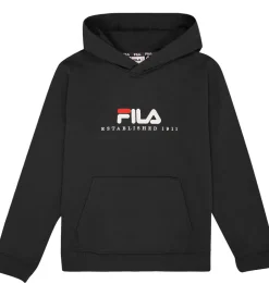 Børn Fila Hættetrøje - Carisio - Sort m. Logo