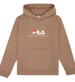 Hættetrøjer*Fila Hættetrøje - Carisio - Taupe Gray m. Logo