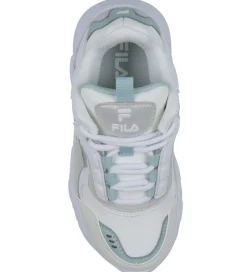 Børnesko Og Babysko*Fila Sko - Collene Logo - Hvid/Silver/Blue Haze