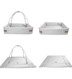 Babylegetøj|Aktivitetsstativer*Filibabba Aktivitetsnest - Soft Quilt - Pearl Blue